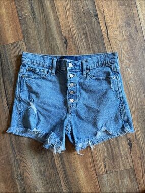 Gap high-rise cheeky short denim shorts